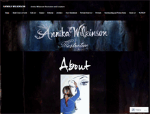 Tablet Screenshot of annikawilkinson.com